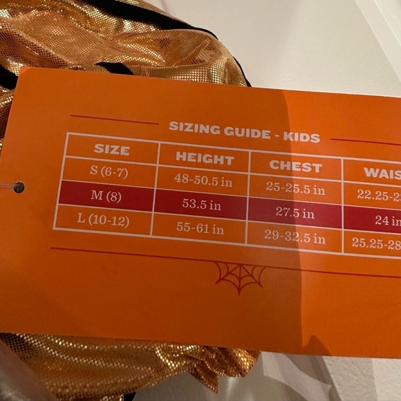 Orange and Black Kids Halloween Costume - Picture 10 of 12